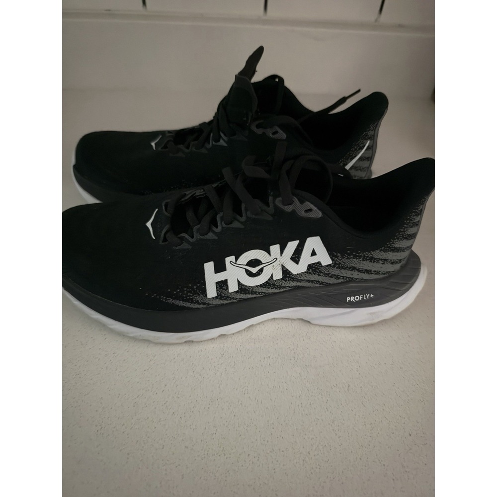 Hoka Mach 5 ProFly +Athletic Black Running Walking Shoes Womens Size 8B